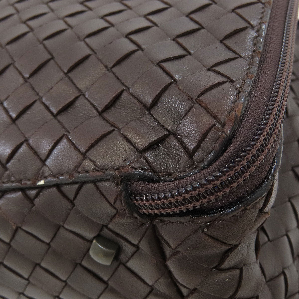 BOTTEGA VENETA Intrecciato Handbag Leather Ladies [Used]