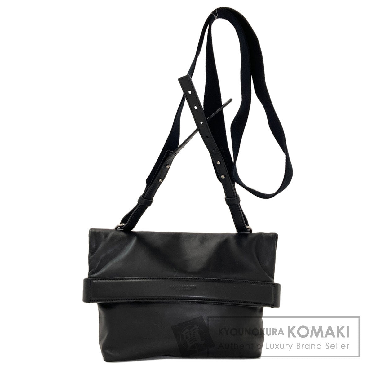 BOTTEGA VENETA logo Shoulder Bag Leather Ladies [Used]