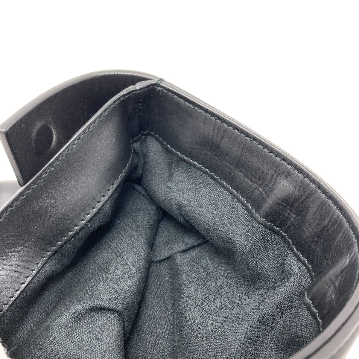 BOTTEGA VENETA logo Shoulder Bag Leather Ladies [Used]
