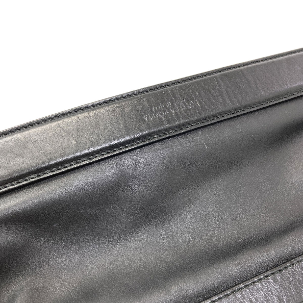 BOTTEGA VENETA logo Shoulder Bag Leather Ladies [Used]