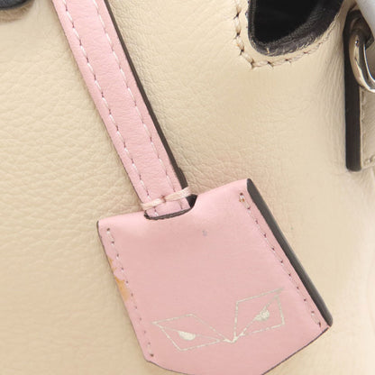 FENDI BY THE WAY Medium Monster 2WAY Handbag Calf Ladies [Used]