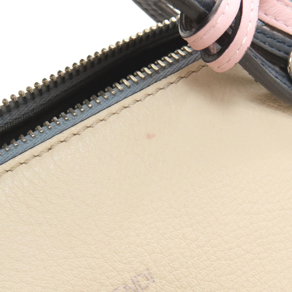 FENDI BY THE WAY Medium Monster 2WAY Handbag Calf Ladies [Used]
