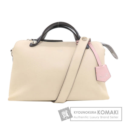 FENDI BY THE WAY Medium Monster 2WAY Handbag Calf Ladies [Used]