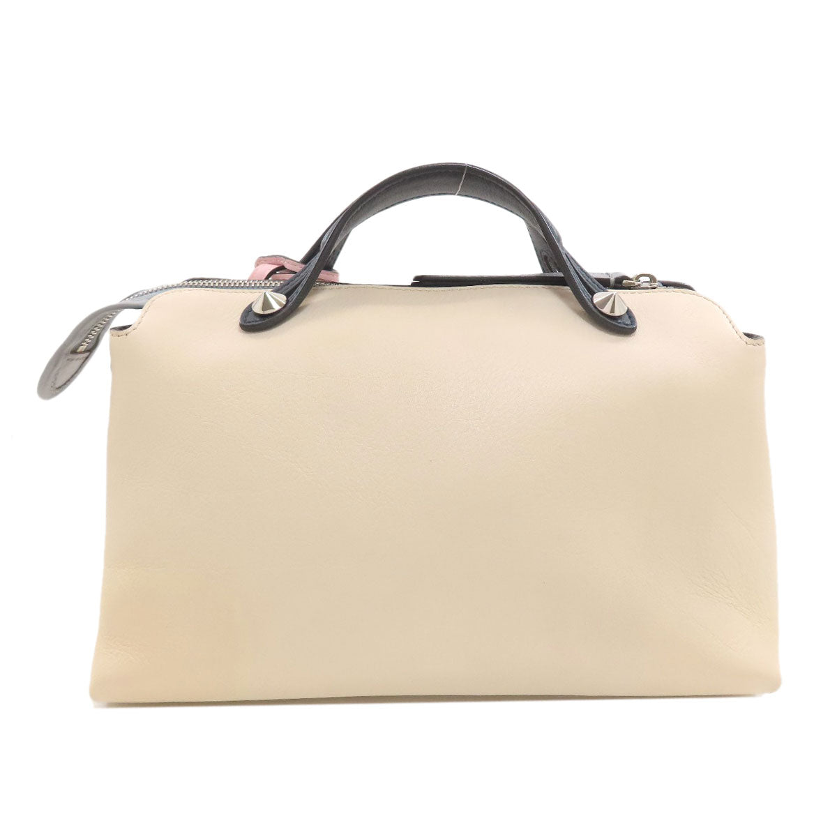 FENDI BY THE WAY Medium Monster 2WAY Handbag Calf Ladies [Used]