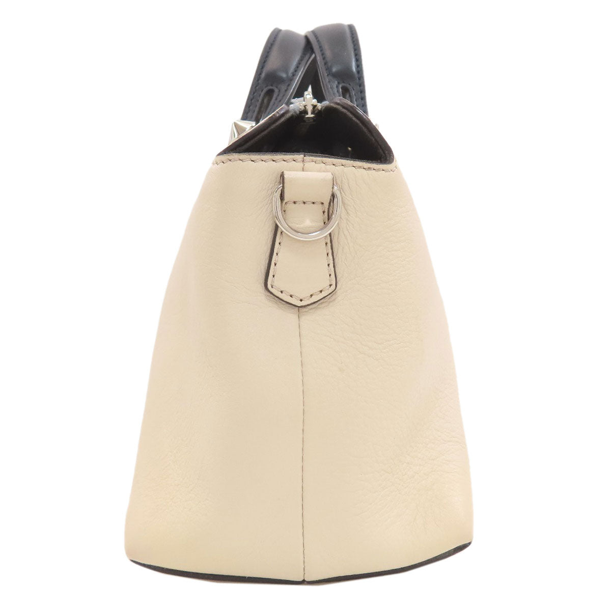 FENDI BY THE WAY Medium Monster 2WAY Handbag Calf Ladies [Used]