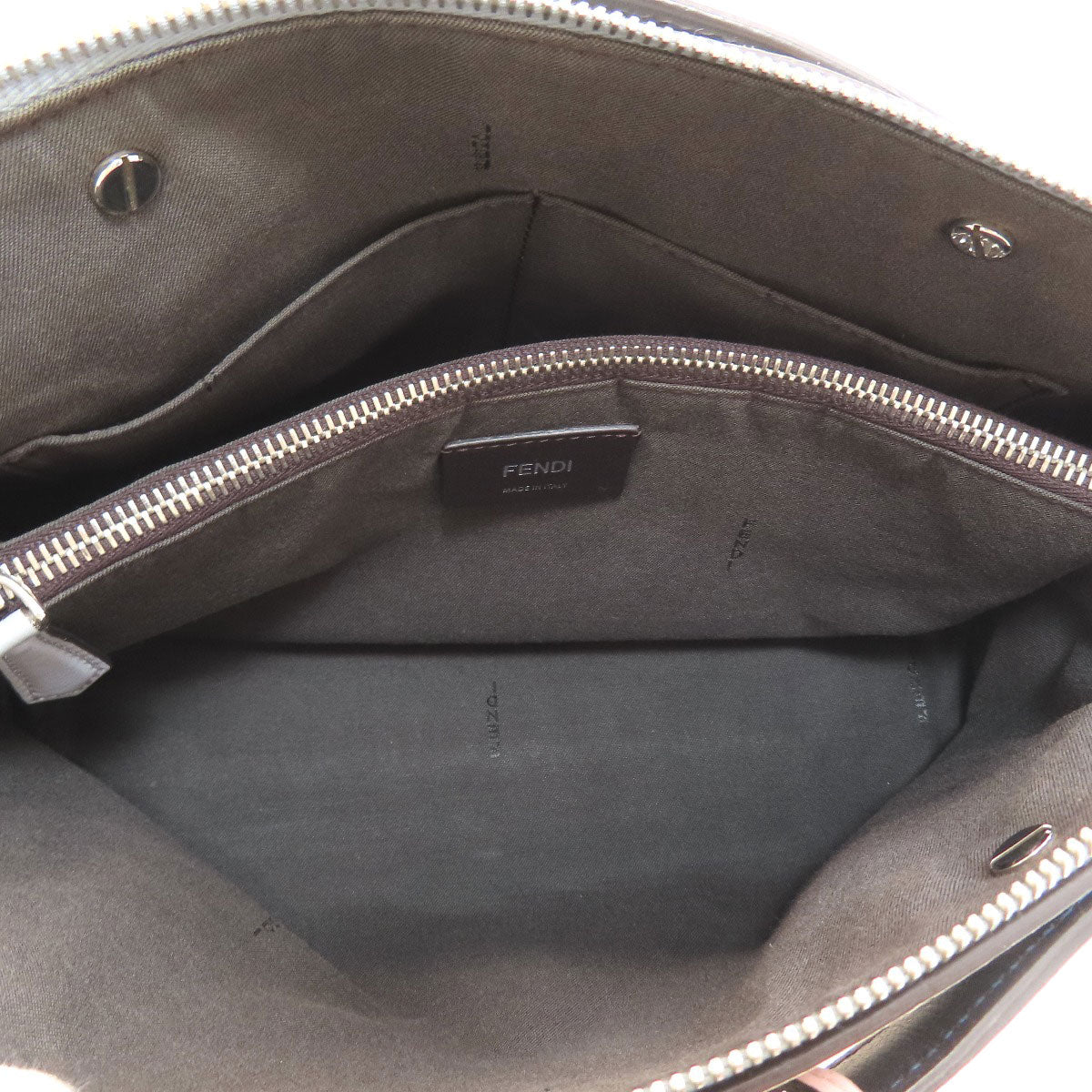 FENDI BY THE WAY Medium Monster 2WAY Handbag Calf Ladies [Used]