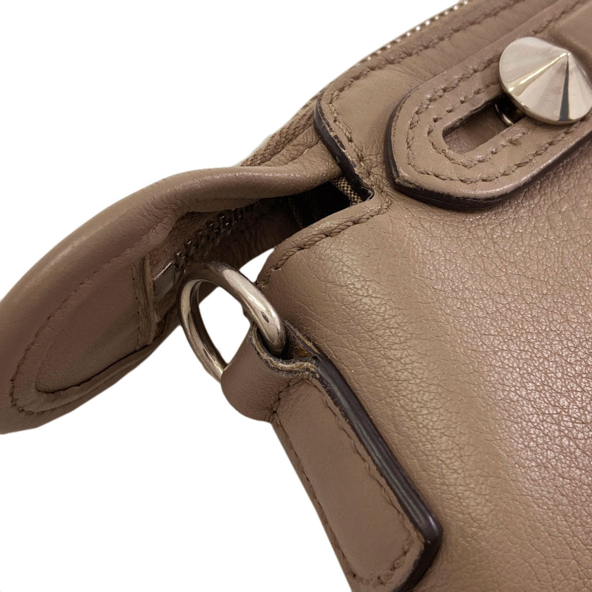 FENDI BY THE WAY Mini Monster 2WAY Handbag Calf Ladies [Used]