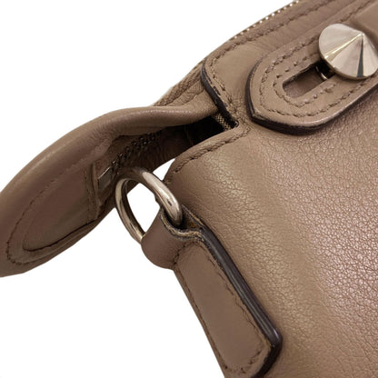 FENDI BY THE WAY Mini Monster 2WAY Handbag Calf Ladies [Used]