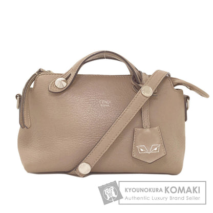 FENDI BY THE WAY Mini Monster 2WAY Handbag Calf Ladies [Used]