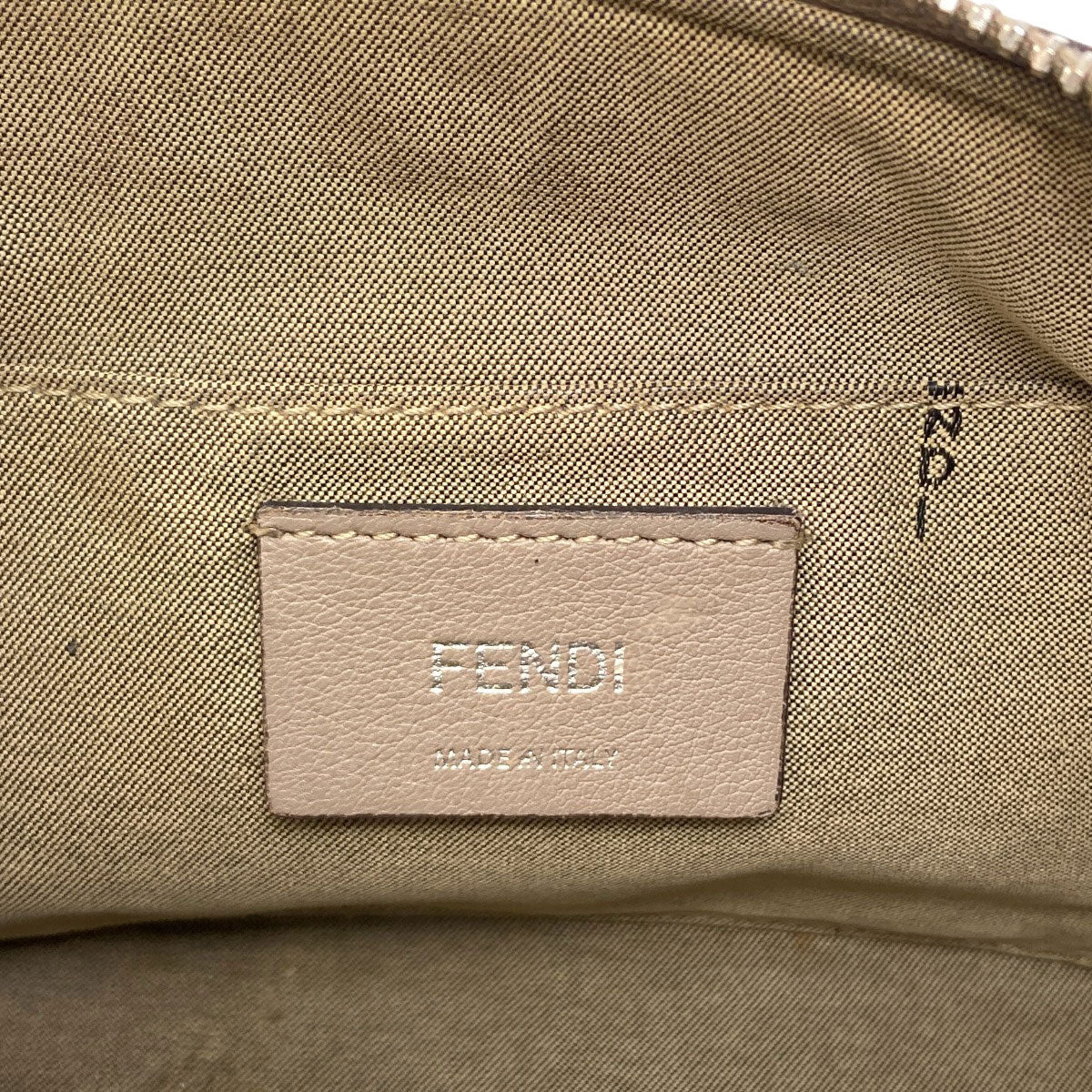 FENDI BY THE WAY Mini Monster 2WAY Handbag Calf Ladies [Used]