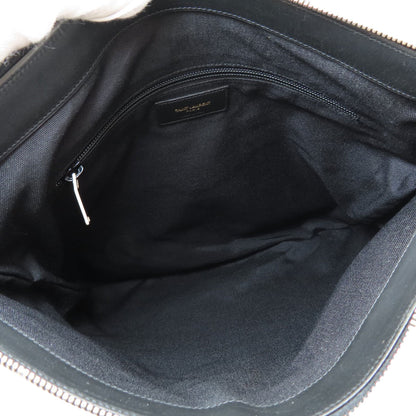 SAINT LAURENT logo Tote Bag Canvas Ladies [Used]