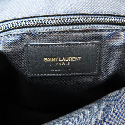 SAINT LAURENT logo Tote Bag Canvas Ladies [Used]