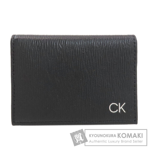 Calvin Klein 31CK200002 CK logo Card Case Leather mens [Used]