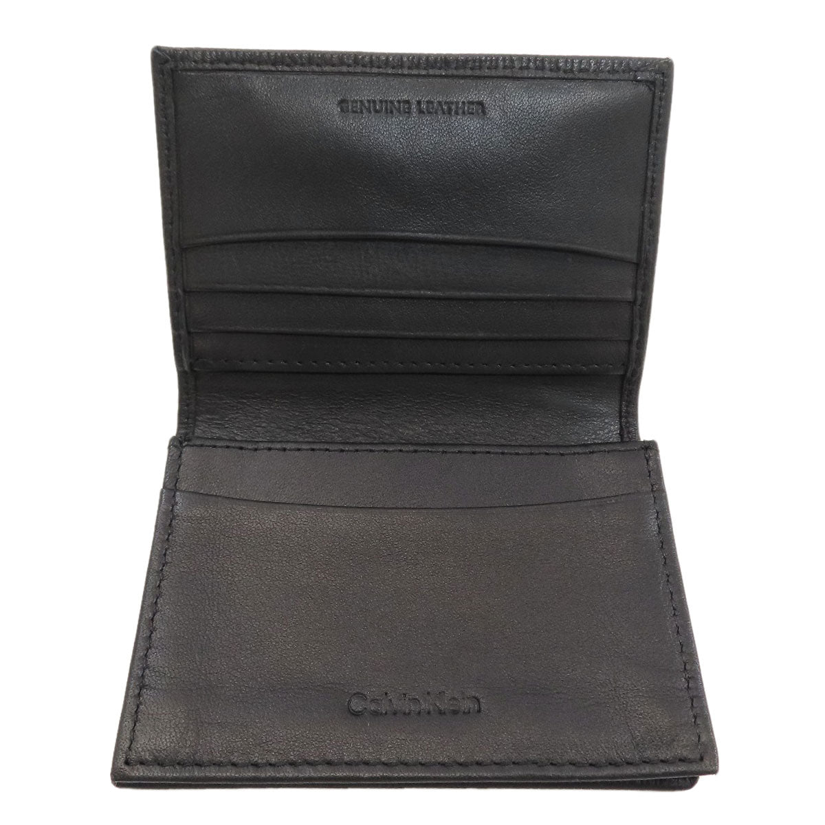Calvin Klein 31CK200002 CK logo Card Case Leather mens [Used]