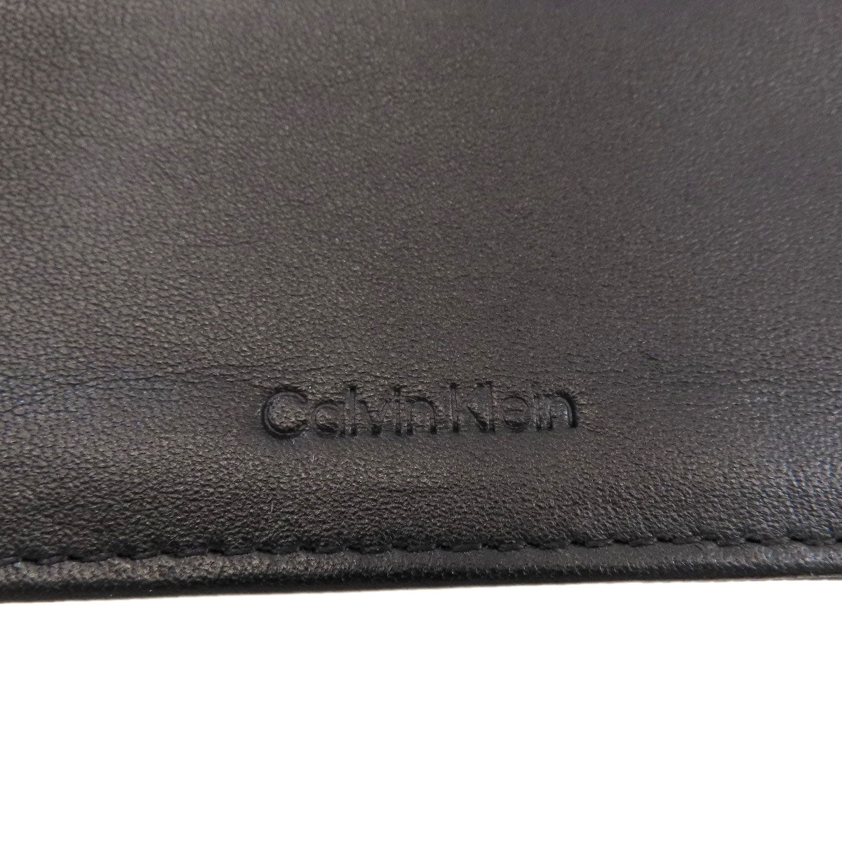 Calvin Klein 31CK200002 CK logo Card Case Leather mens [Used]