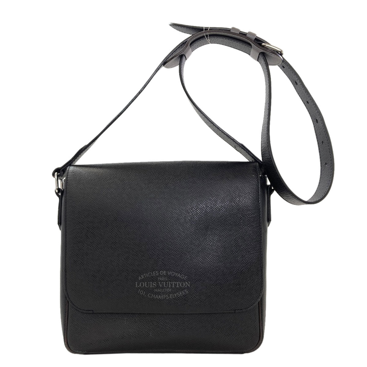 LOUIS VUITTON Roman PM Shoulder Bag Taiga Ladies [Used]