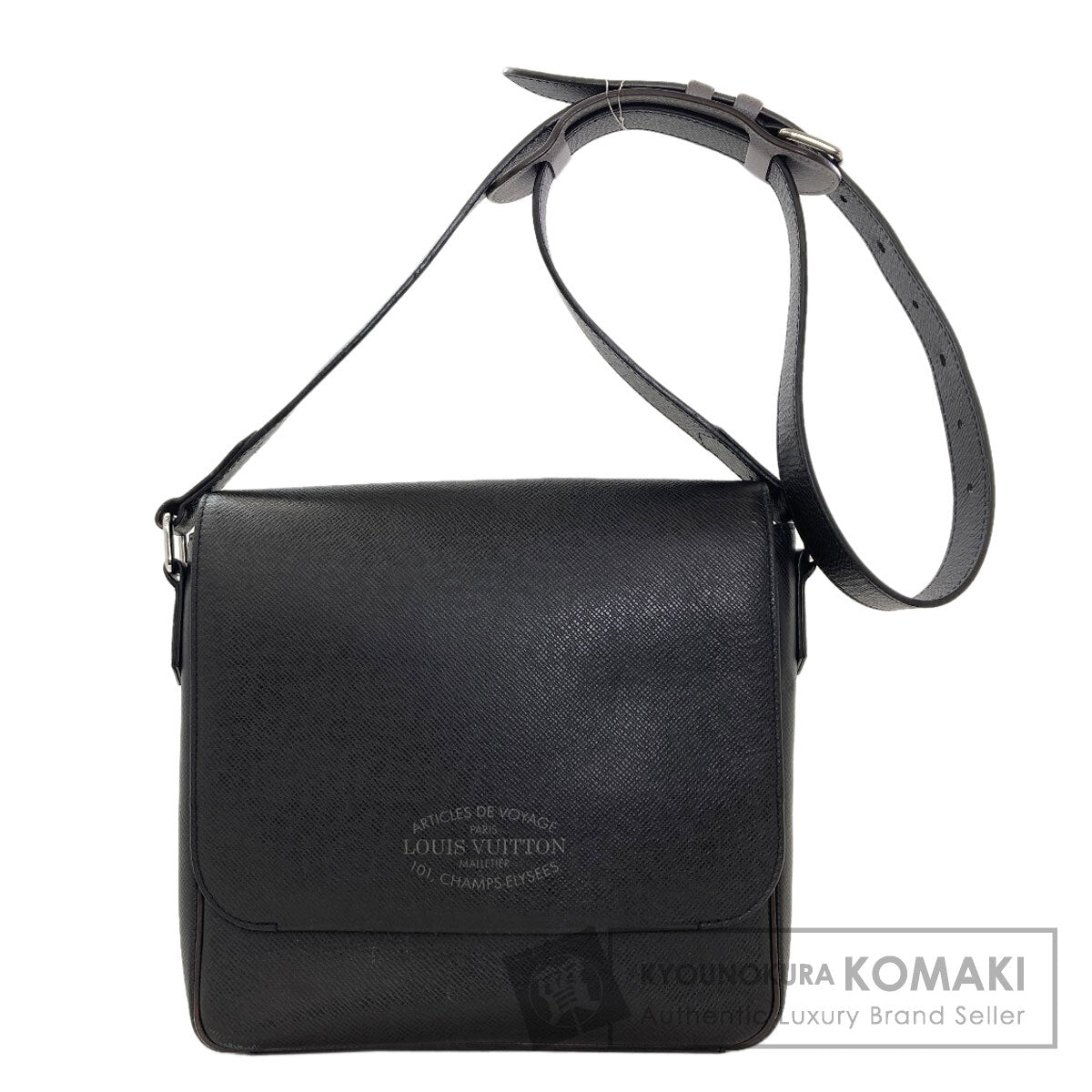 LOUIS VUITTON Roman PM Shoulder Bag Taiga Ladies [Used]