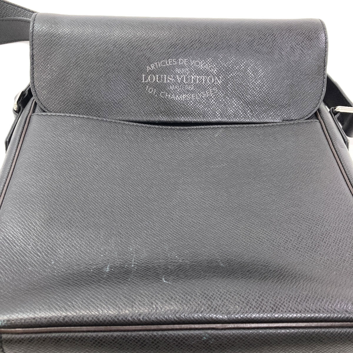 LOUIS VUITTON Roman PM Shoulder Bag Taiga Ladies [Used]