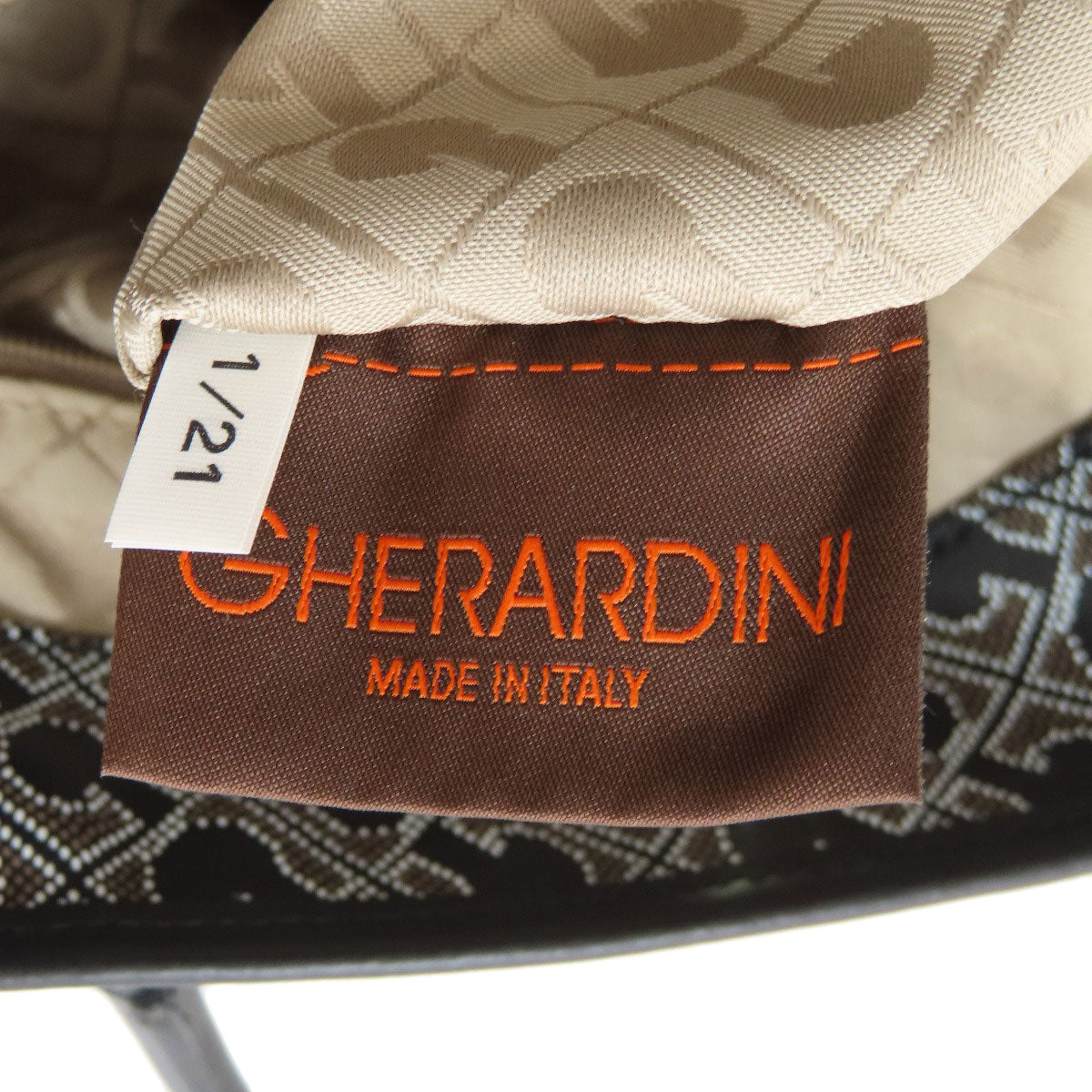 GHERARDINI Logo motif Handbag PVC Ladies [Used]