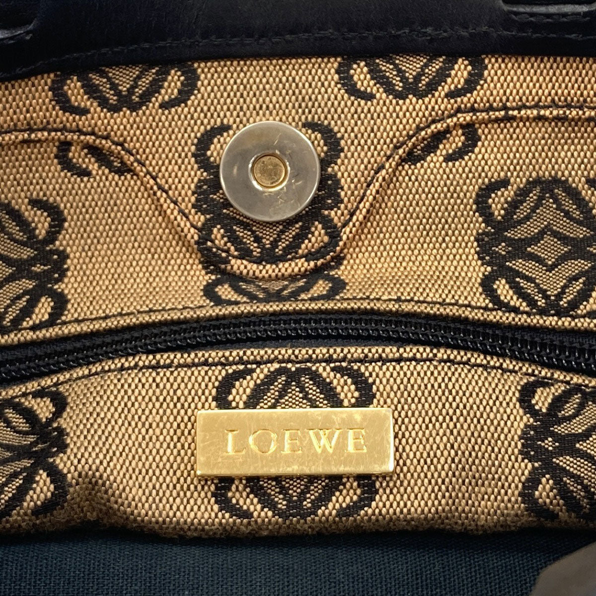 LOEWE anagram Tote Bag Canvas Ladies [Used]