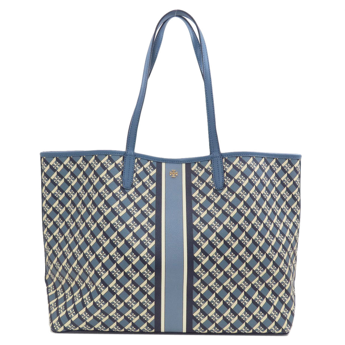 Tory Burch Logo motif Tote Bag PVC Ladies [Used]