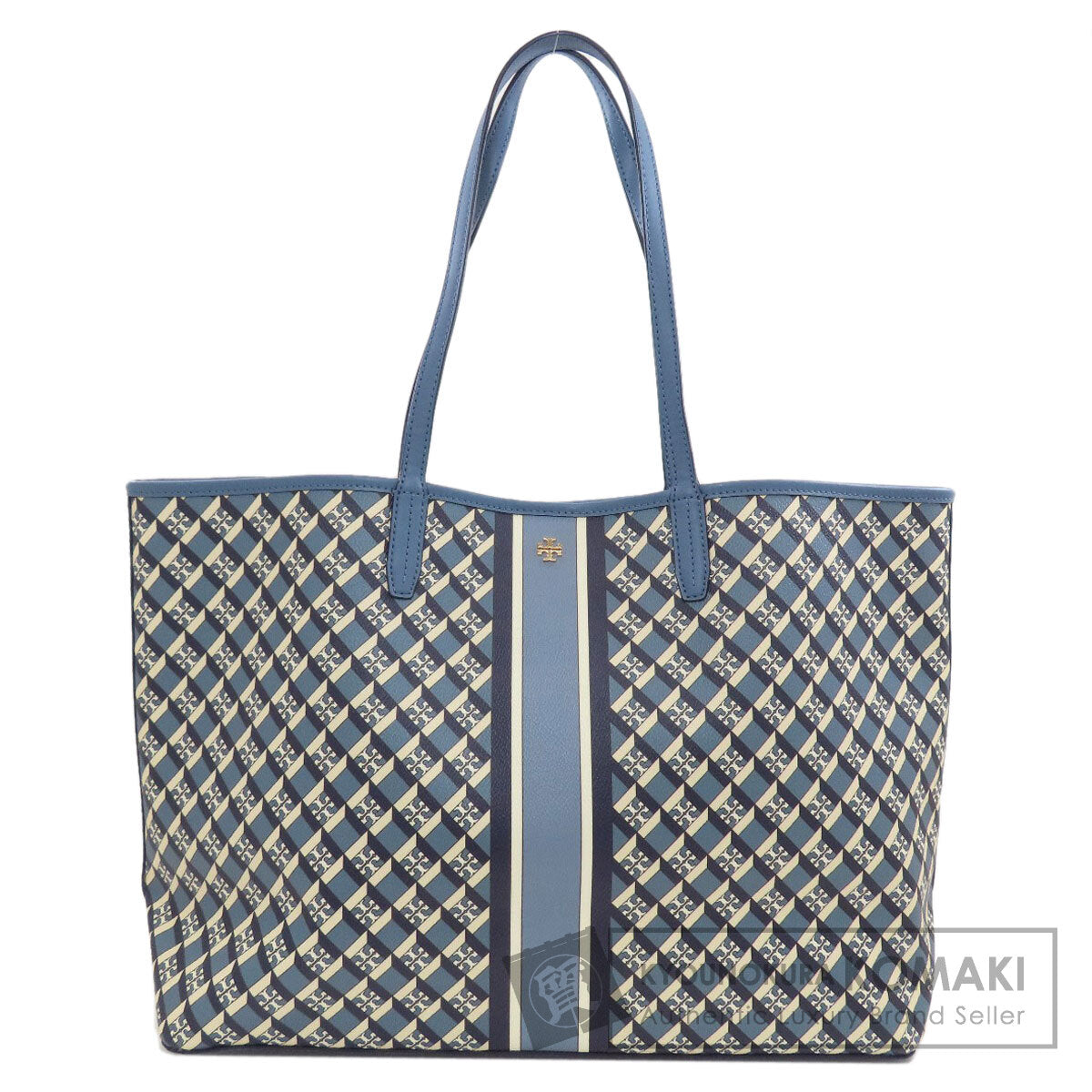 Tory Burch Logo motif Tote Bag PVC Ladies [Used]