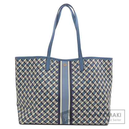 Tory Burch Logo motif Tote Bag PVC Ladies [Used]