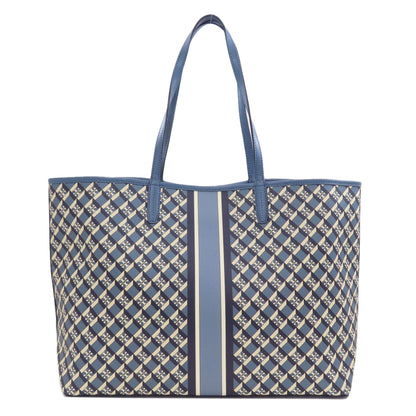Tory Burch Logo motif Tote Bag PVC Ladies [Used]
