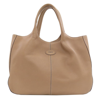 TODS logo Tote Bag Leather Ladies [Used]