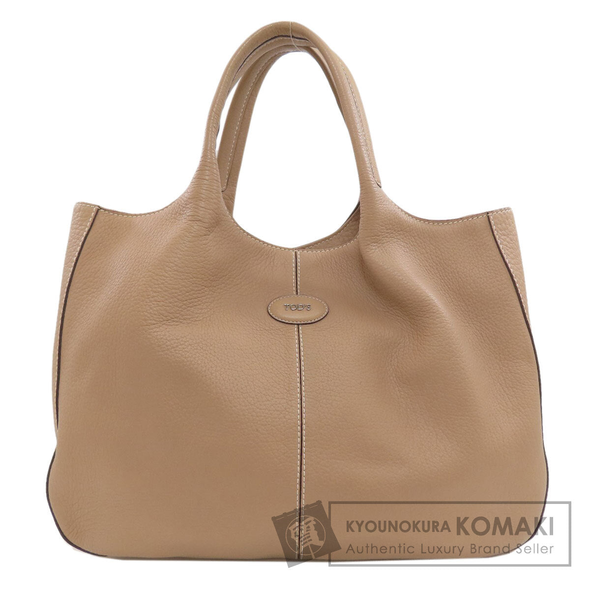 TODS logo Tote Bag Leather Ladies [Used]