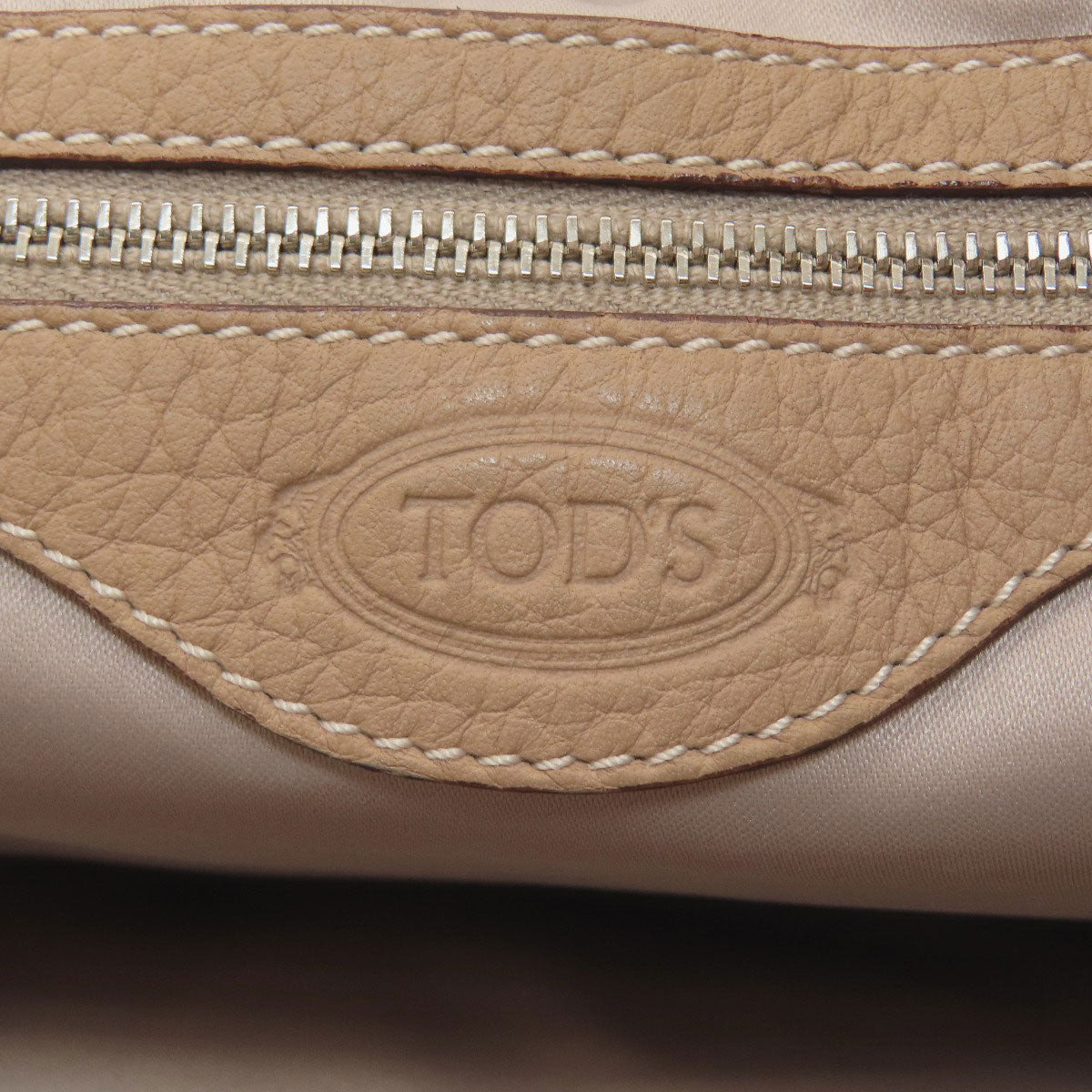 TODS logo Tote Bag Leather Ladies [Used]