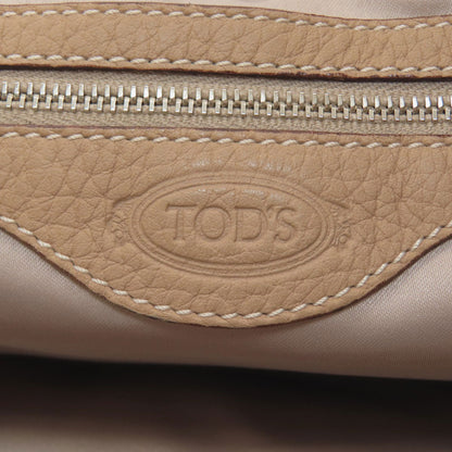 TODS logo Tote Bag Leather Ladies [Used]