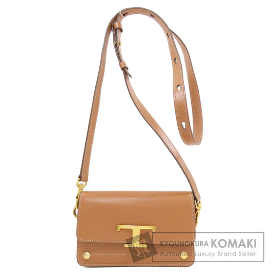 TODS T-Timeless Mini Shoulder Shoulder Bag Calf Ladies [Used]