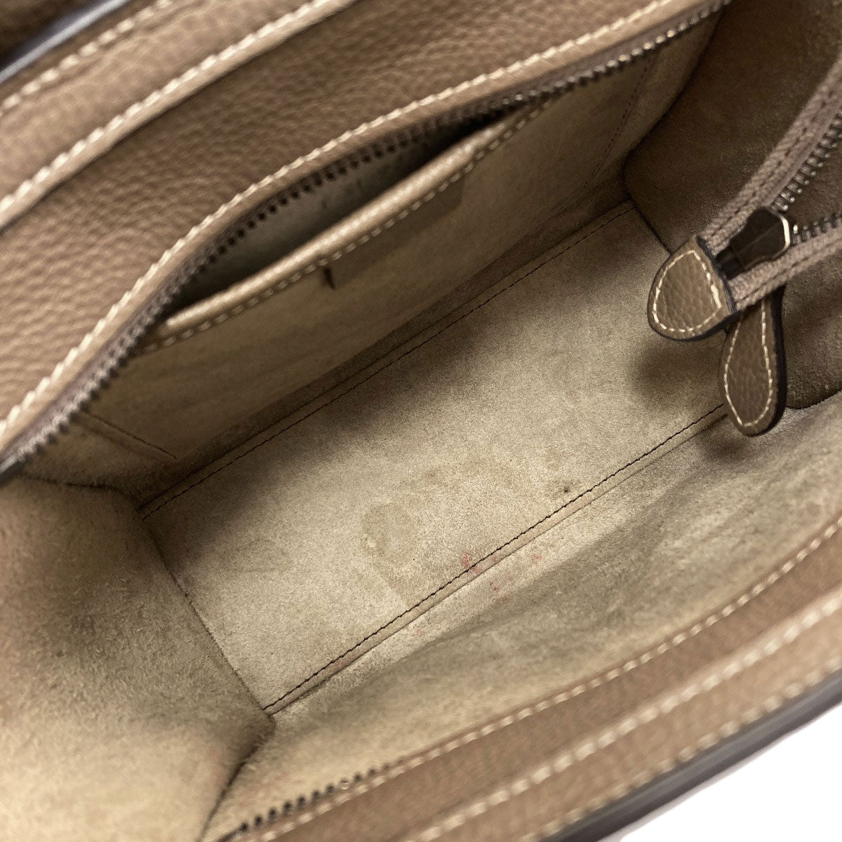 CELINE Luggage nano 2 WAY Handbag Calf Ladies [Used]