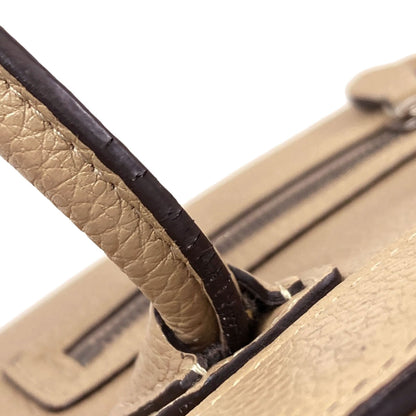 CELINE Luggage nano 2 WAY Handbag Calf Ladies [Used]
