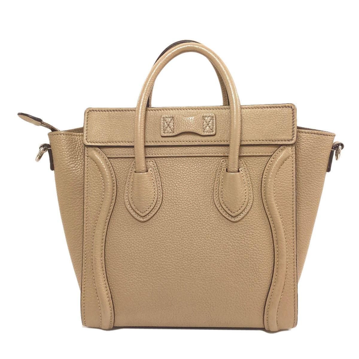CELINE Luggage nano 2 WAY Handbag Calf Ladies [Used]