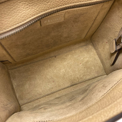 CELINE Luggage nano 2 WAY Handbag Calf Ladies [Used]