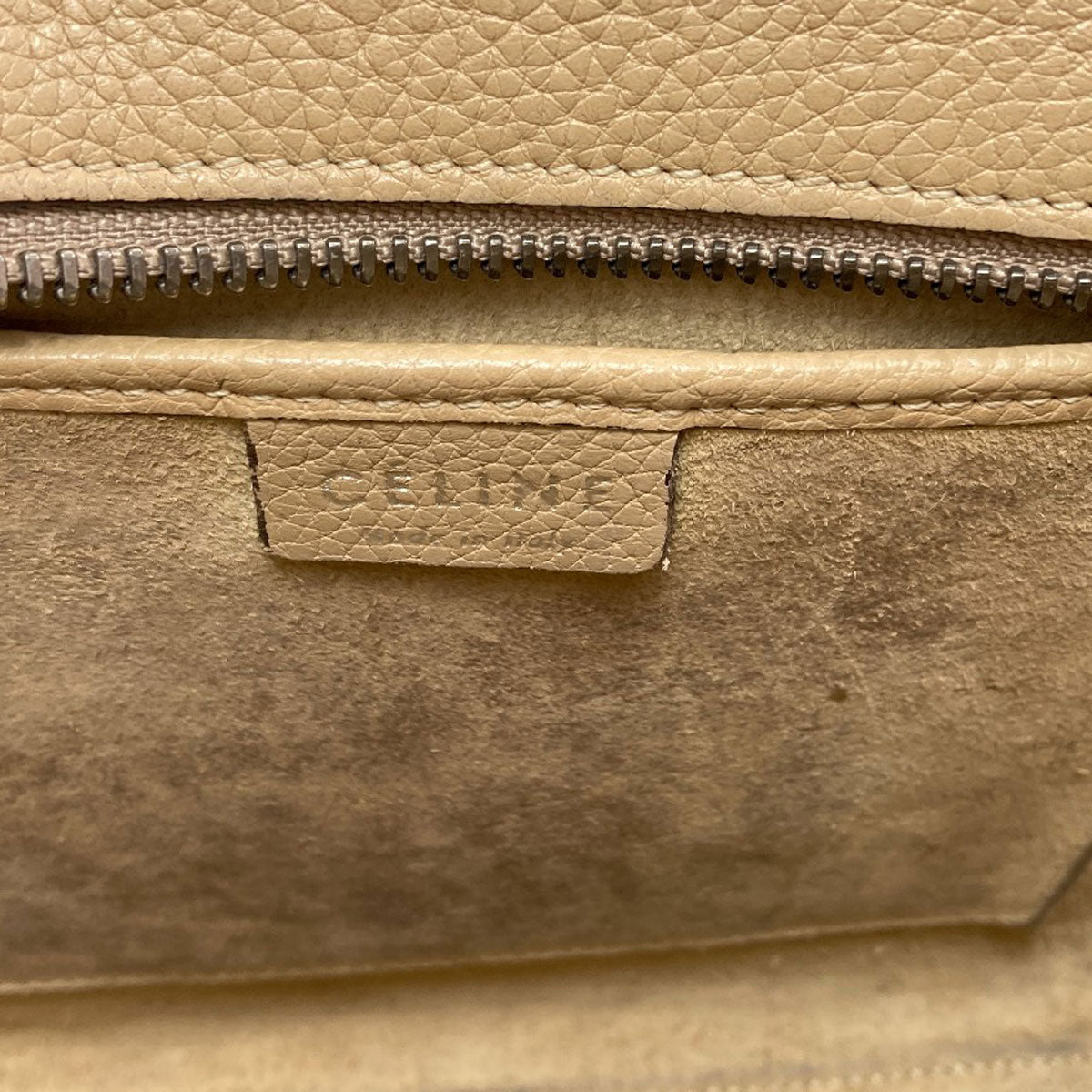 CELINE Luggage nano 2 WAY Handbag Calf Ladies [Used]