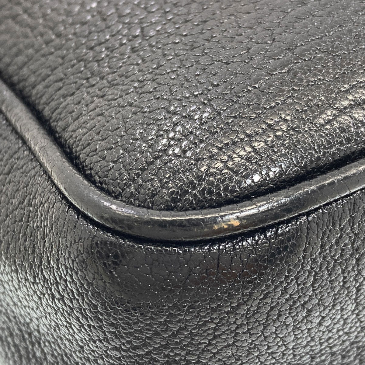 MIUMIU Ribbon motif Shoulder Bag Leather Ladies [Used]
