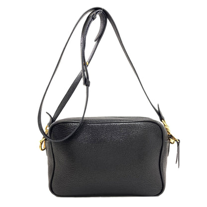 MIUMIU Ribbon motif Shoulder Bag Leather Ladies [Used]