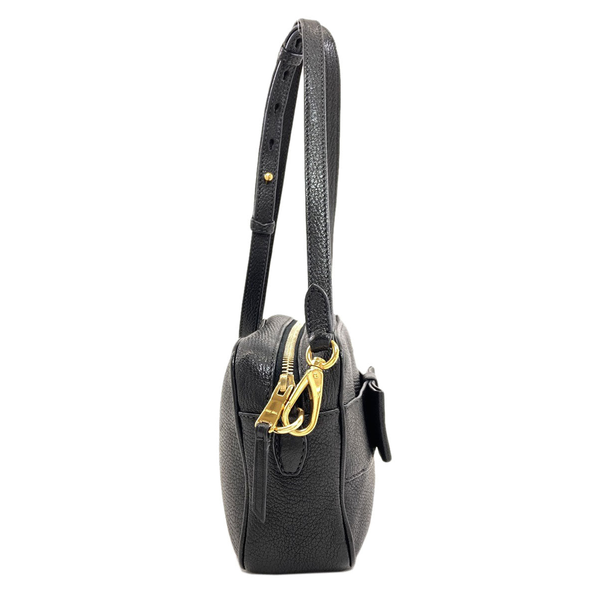 MIUMIU Ribbon motif Shoulder Bag Leather Ladies [Used]