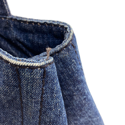 PRADA B1877B Canapa Tote Bag Denim Ladies [Used]
