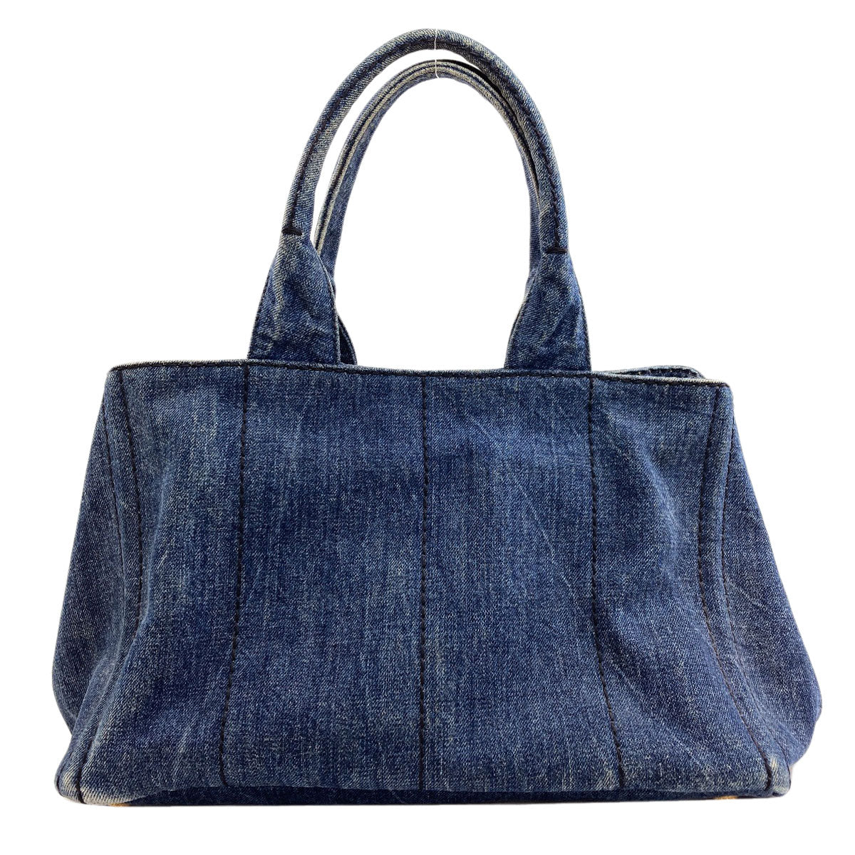 PRADA B1877B Canapa Tote Bag Denim Ladies [Used]