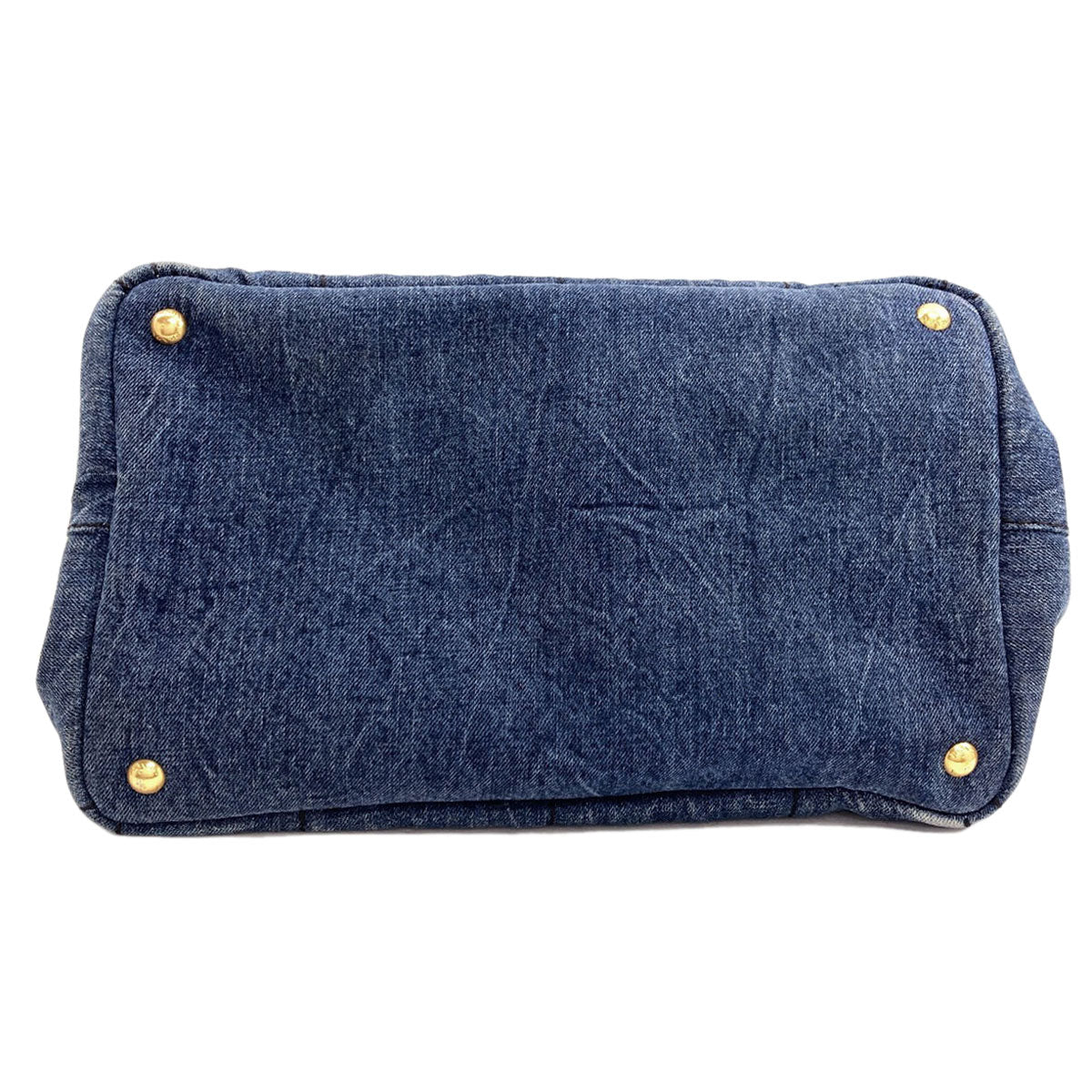 PRADA B1877B Canapa Tote Bag Denim Ladies [Used]
