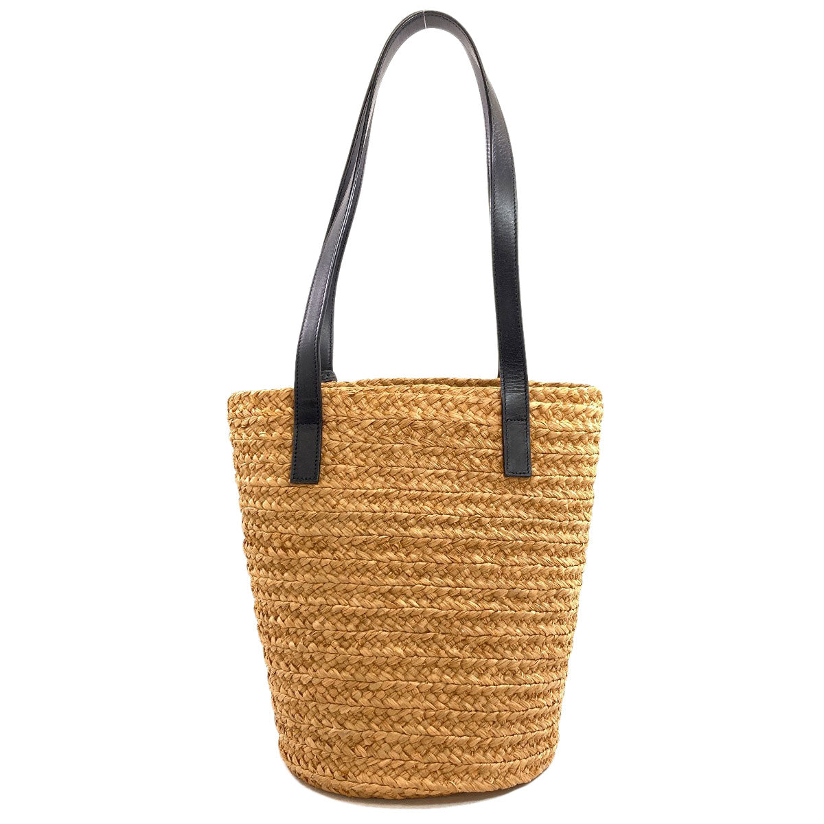 YVES SAINT LAURENT Basket bag, Panier, Small Tote Bag Raffia LeatherLadies [Used]