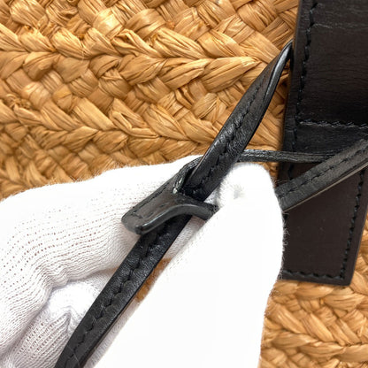 YVES SAINT LAURENT Basket bag, Panier, Small Tote Bag Raffia LeatherLadies [Used]