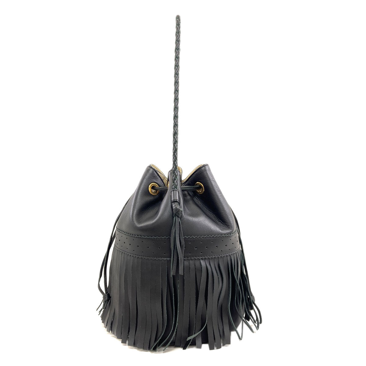 J&M Davidson fringe carnival Handbag Leather Ladies [Used]