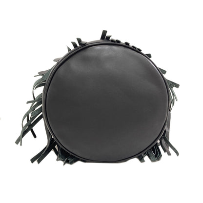 J&M Davidson fringe carnival Handbag Leather Ladies [Used]