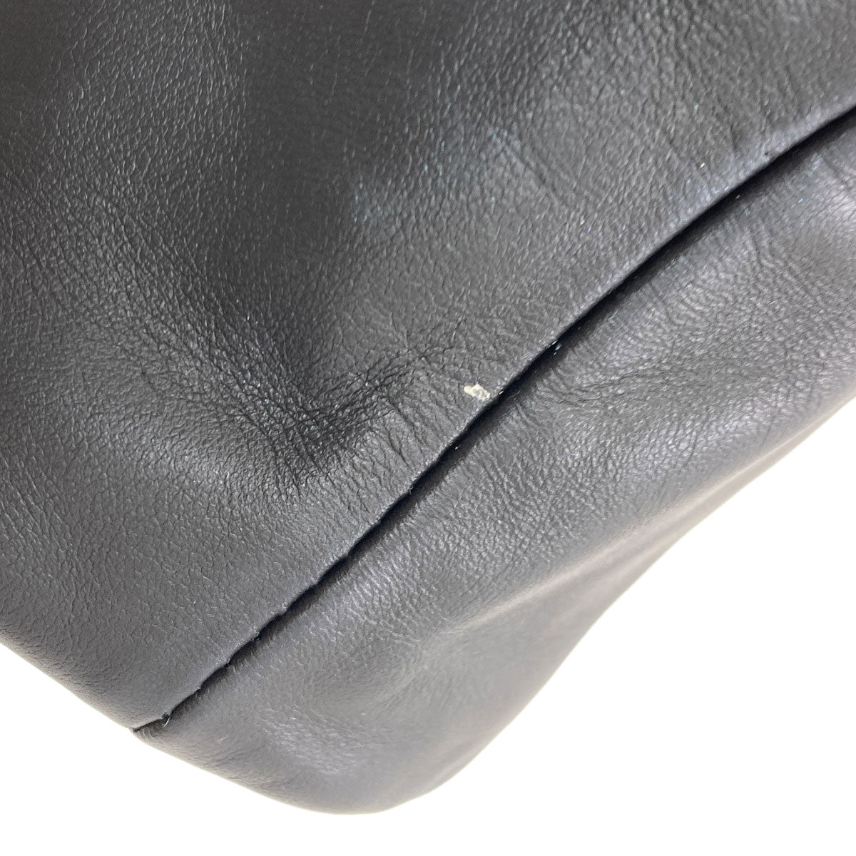Longchamp logo Shoulder Bag Leather Ladies [Used]