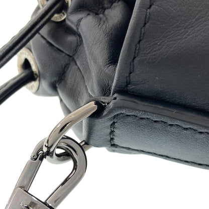 Longchamp logo Shoulder Bag Leather Ladies [Used]